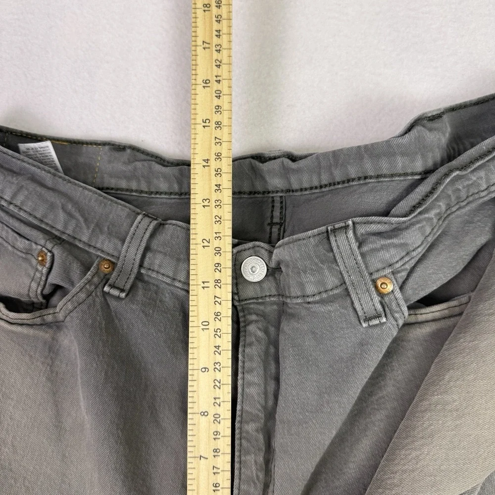 Levi's‎ Mens 505 Regular Fit Grey Denim Jeans 38x34 2290 Straight Leg Workwear